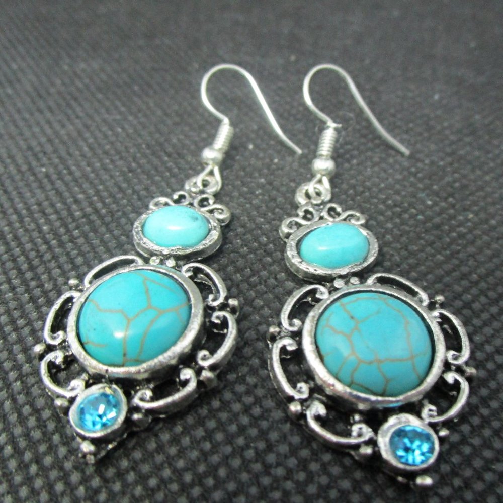 Southwestern Style Statement Earrings